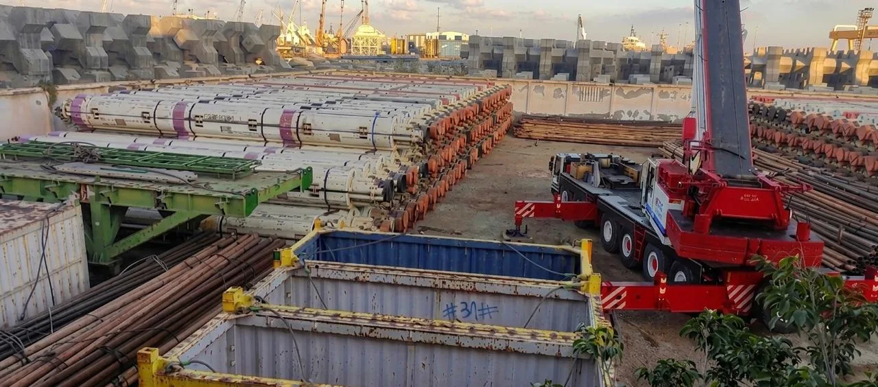 Max Marine project logistics and shore-base operation in Alexandria